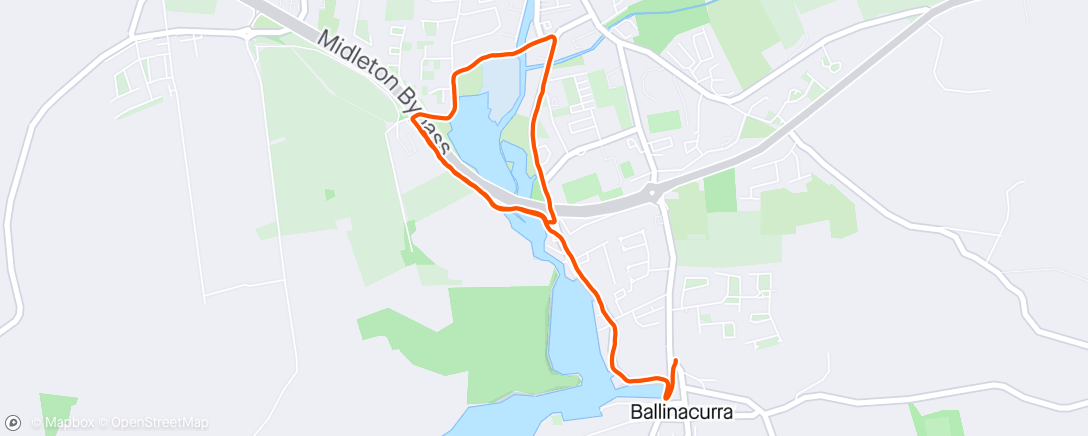 Map of the activity, 7km Easy Run with Runna ✅