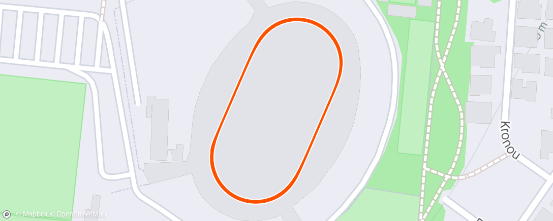 Map of the activity, Track Session