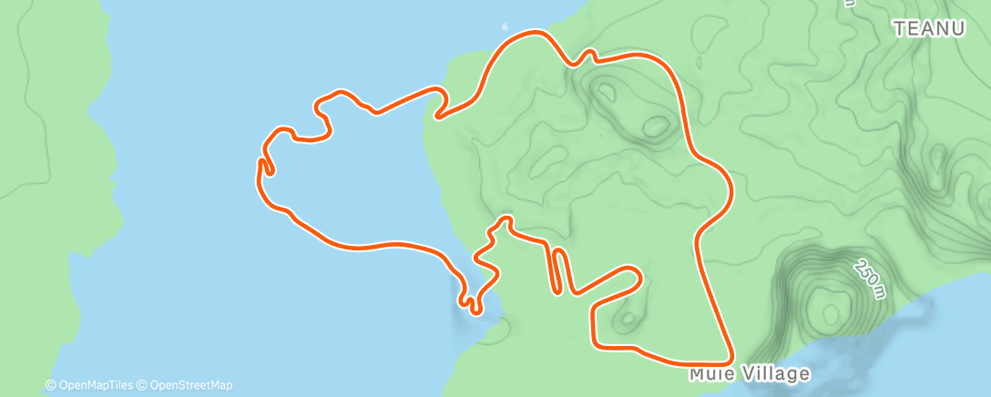 Map of the activity, Zwift - Welcome Workout on Beach Island Loop in Watopia