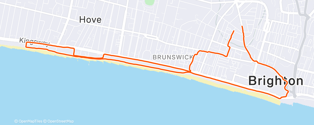 Mappa dell'attività Morning Run