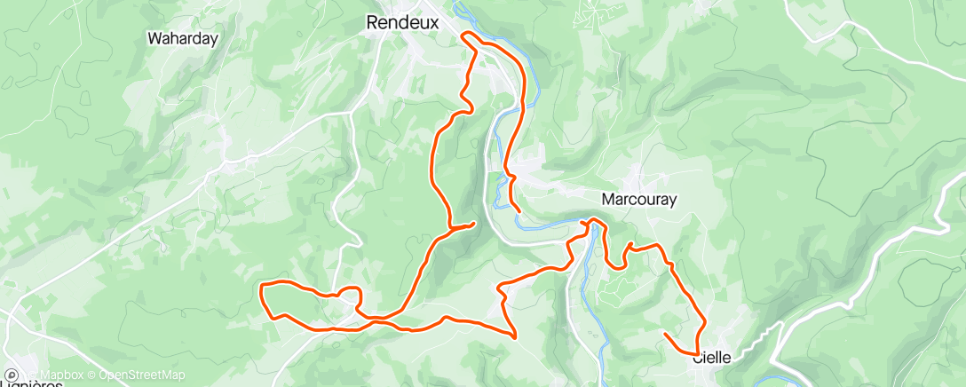 Map of the activity, Berenweekend : stage 3 (e-step)