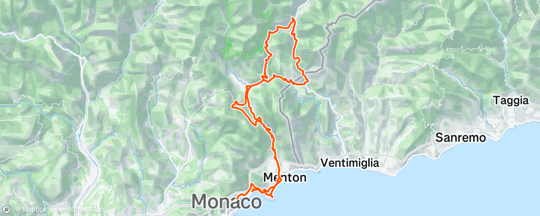 Map of the activity, Morning Ride