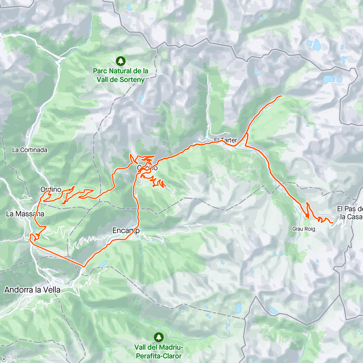 Karte der Aktivität „Morning Ride”