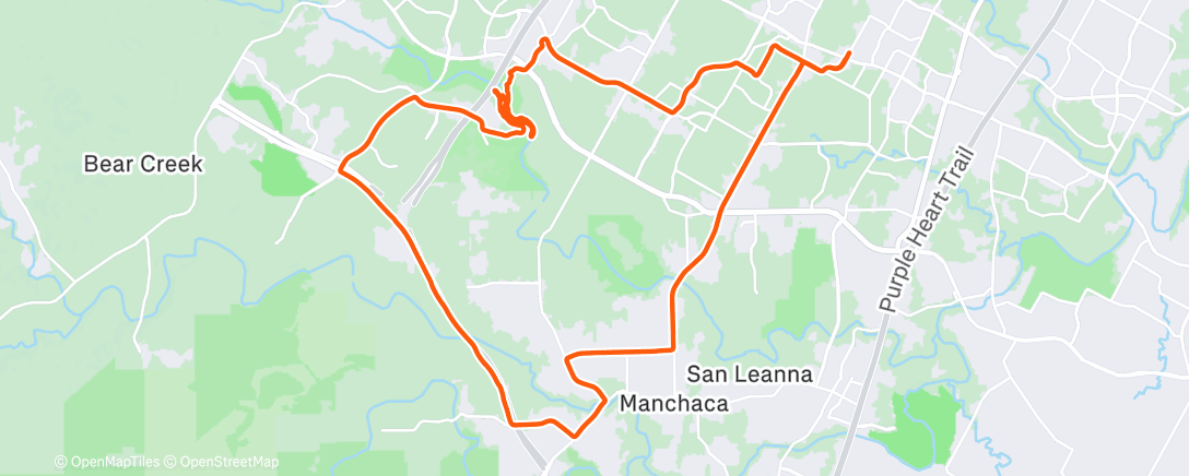 Map of the activity, RACE