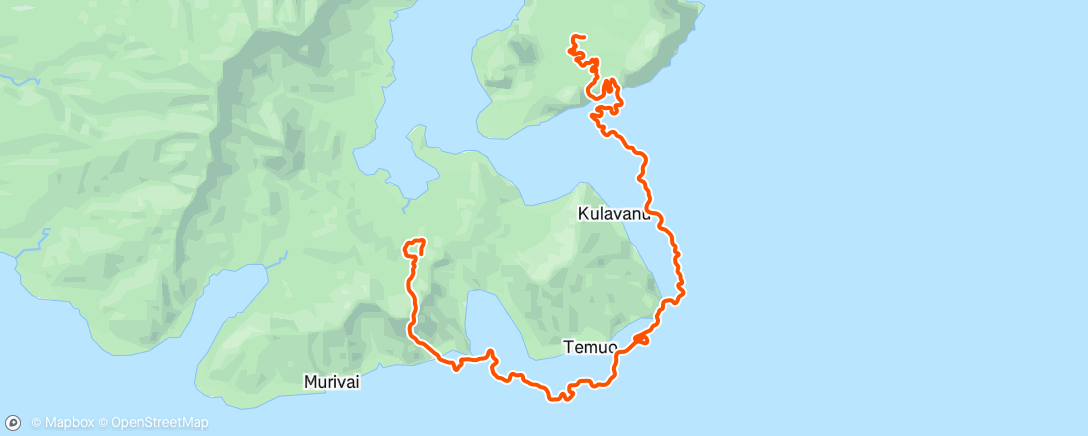 Map of the activity, Zwift - Jurassic Coast in Watopia