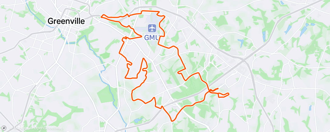 Map of the activity, Morning Ride