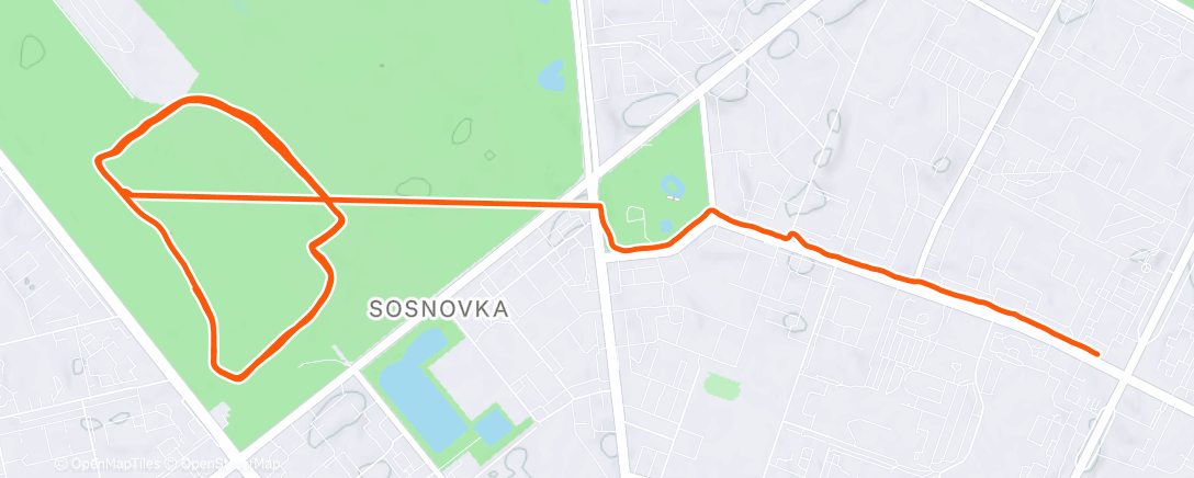 Mappa dell'attività Morning Run