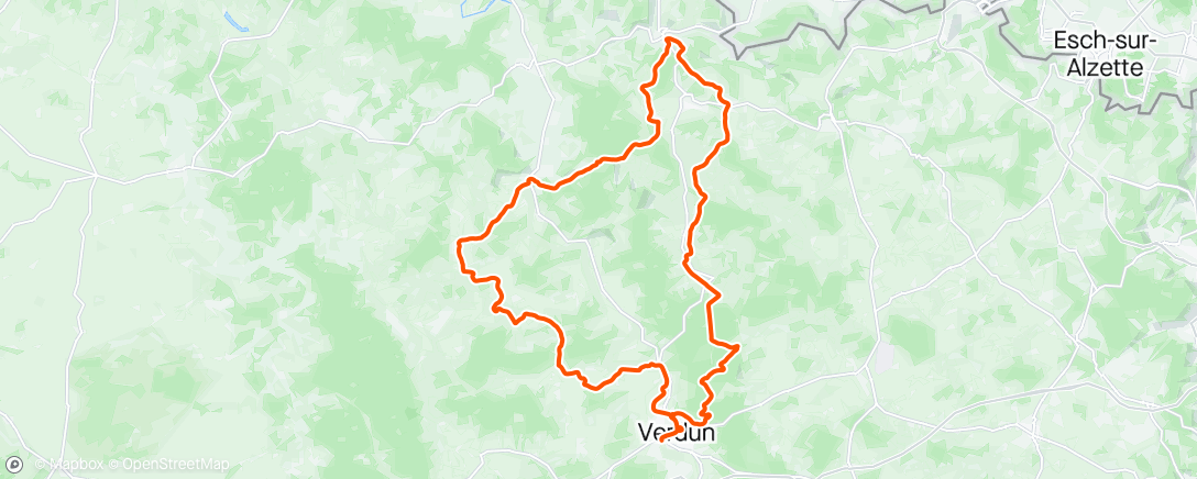 Mapa de la actividad, Morning Mountain Bike Ride