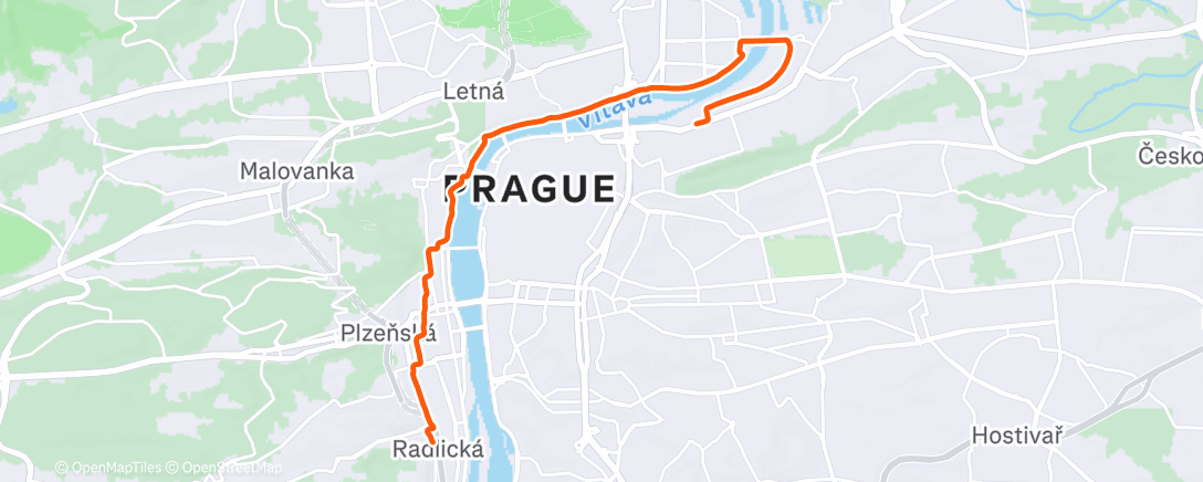 Карта физической активности (Morning Run)