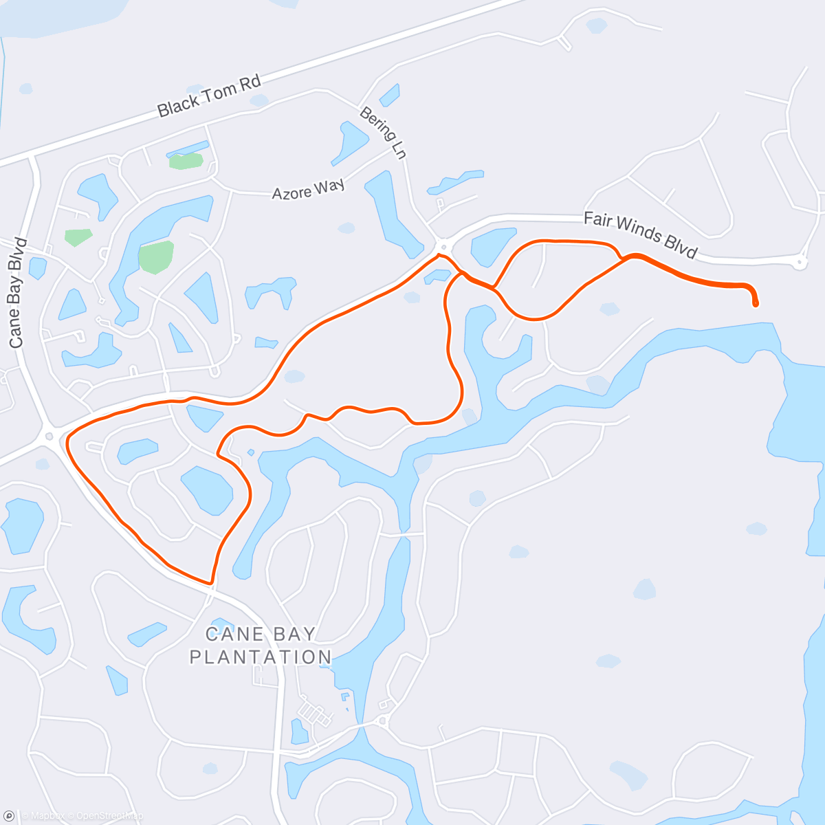 Map of the activity, Runna - Easy Run - 4.5mi+