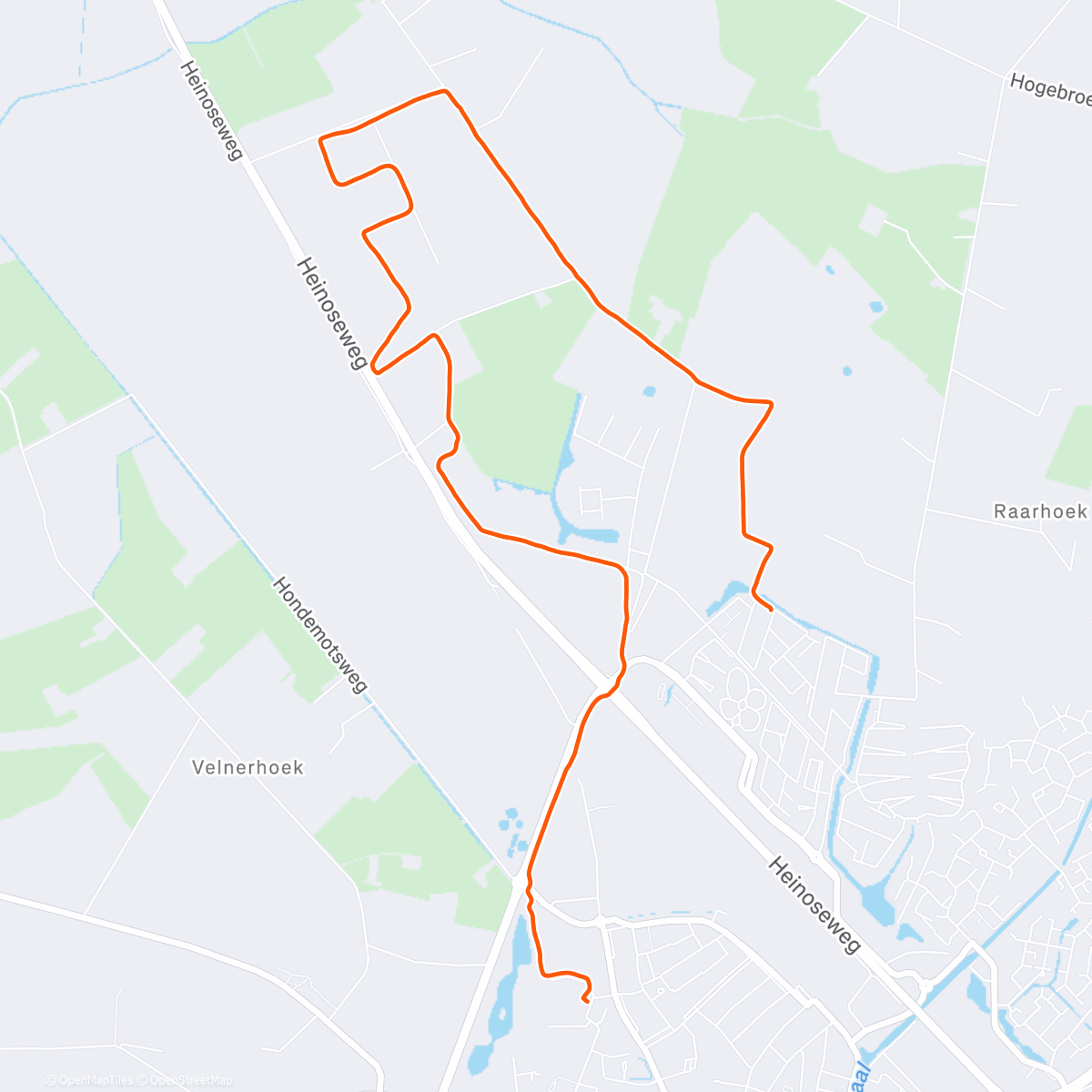 Map of the activity, Richting kerstdiner 🍻🎉
