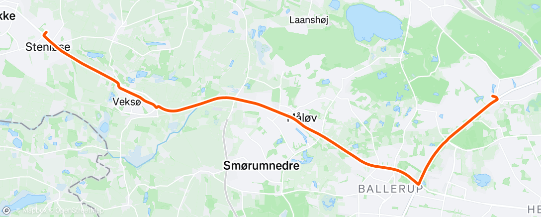 Map of the activity, Afternoon Ride