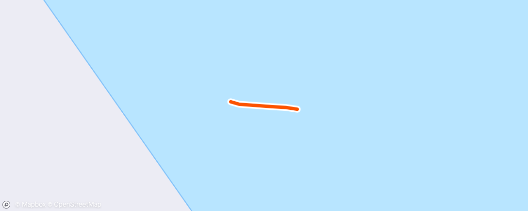 Map of the activity, Afternoon Swim