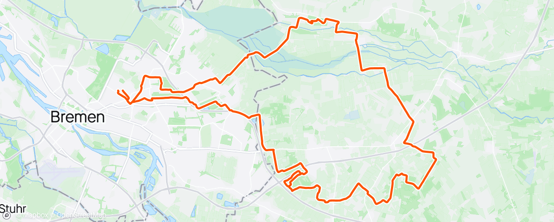Map of the activity, Gravel am Samstag