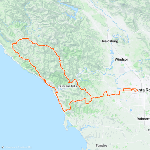 Levi's GranFondo Gran 163.7 km Road Cycling Route on Strava