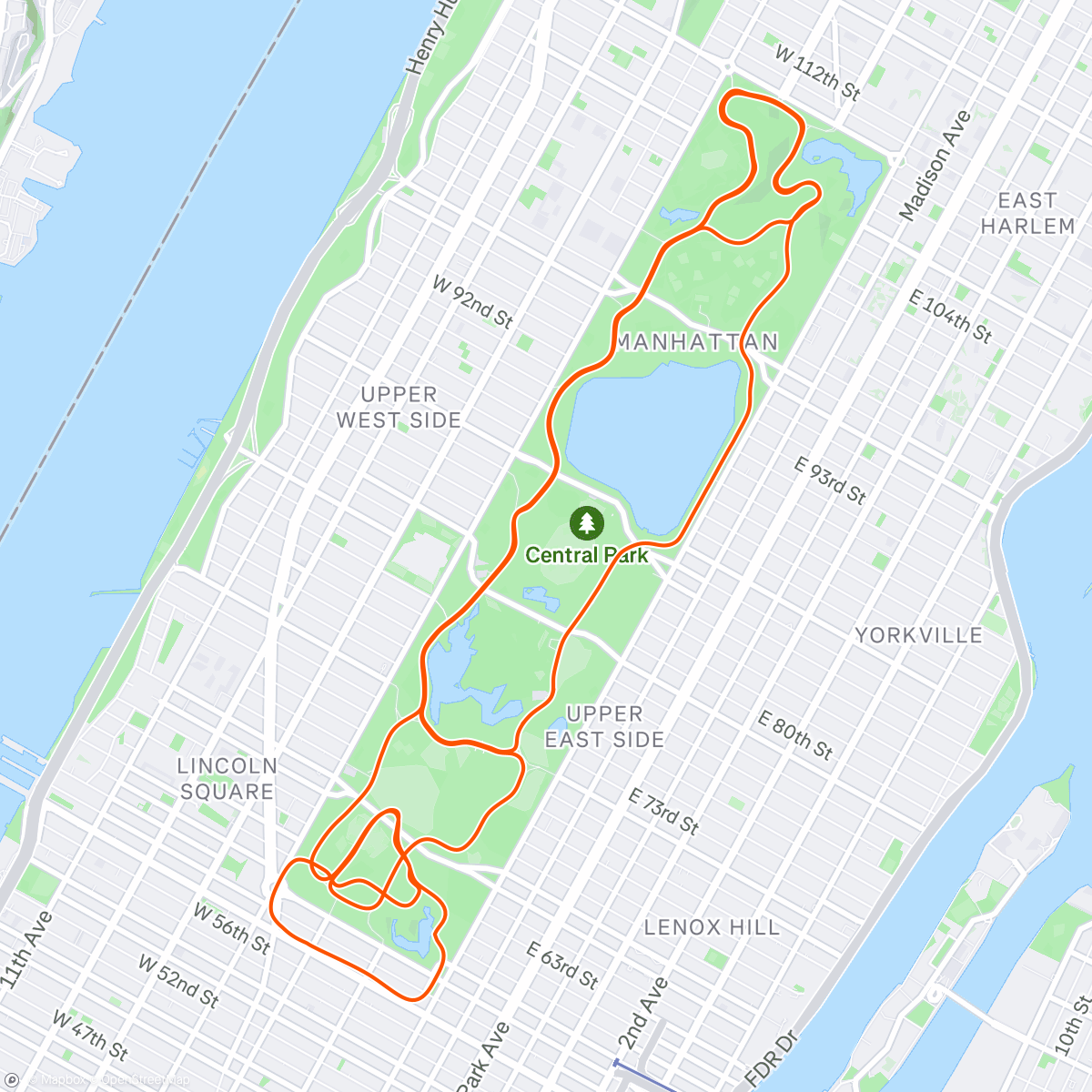 Carte de l'activité Zwift - Knickerbocker Reverse in New York