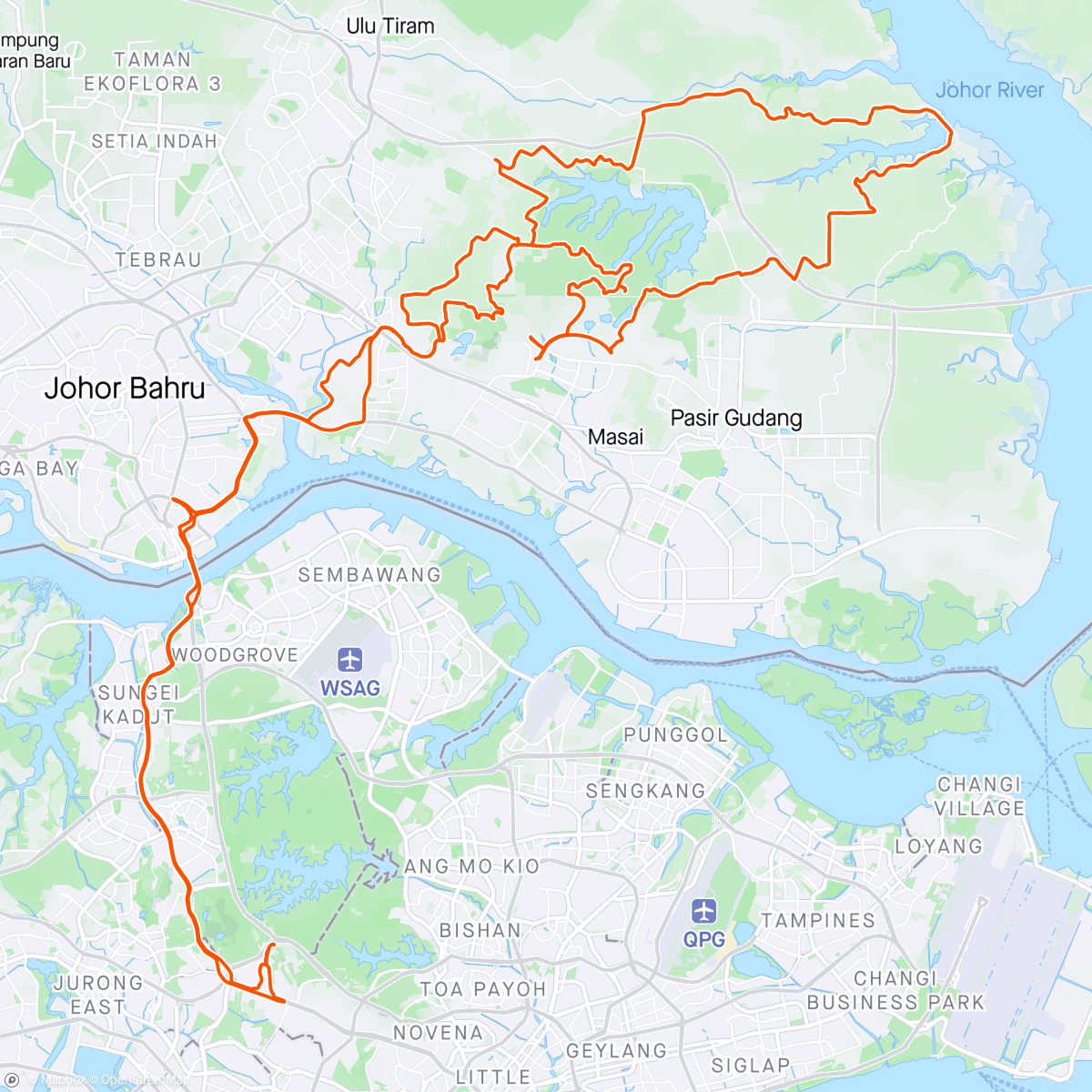 Map of the activity, Another heroic Audax Gravel 100 - thanks KK, Colin, Kelvin for the company and ensuring we all got back home