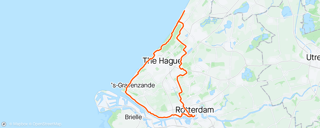 Карта физической активности (Rondje Noordwijk 😎)