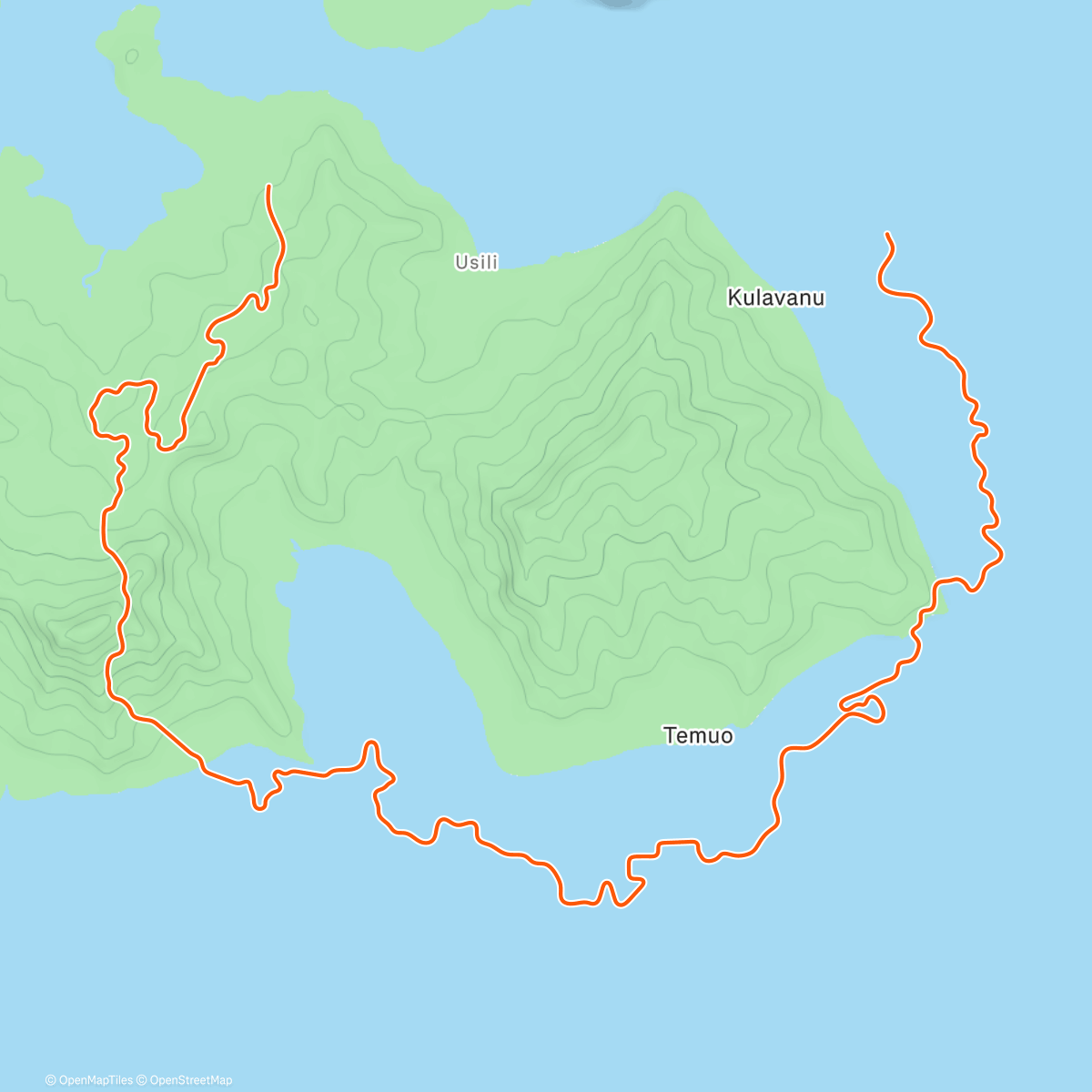 Map of the activity, Zwift - Let's Get Moving on Temple Trek in Watopia