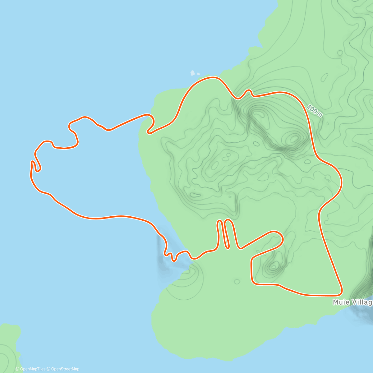 Map of the activity, my butt begrudingly managed more Z2