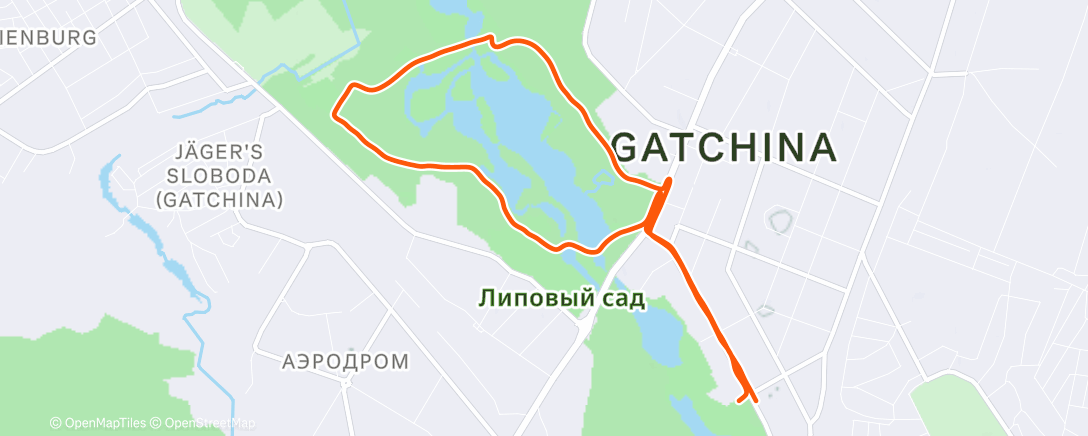 Map of the activity, +5 и дождь.