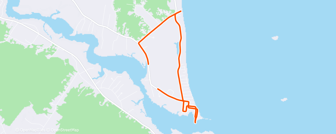 Map of the activity, Snowy x MAs eve run