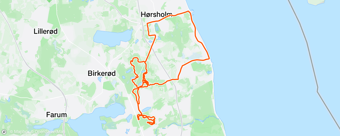 Map of the activity, Morning Mountain Bike Ride