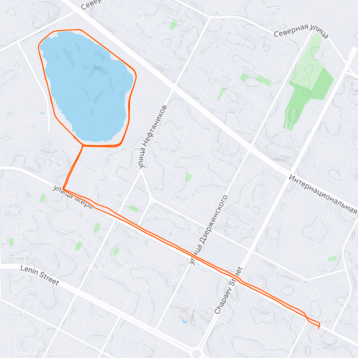 Map of the activity, Снежная сказка