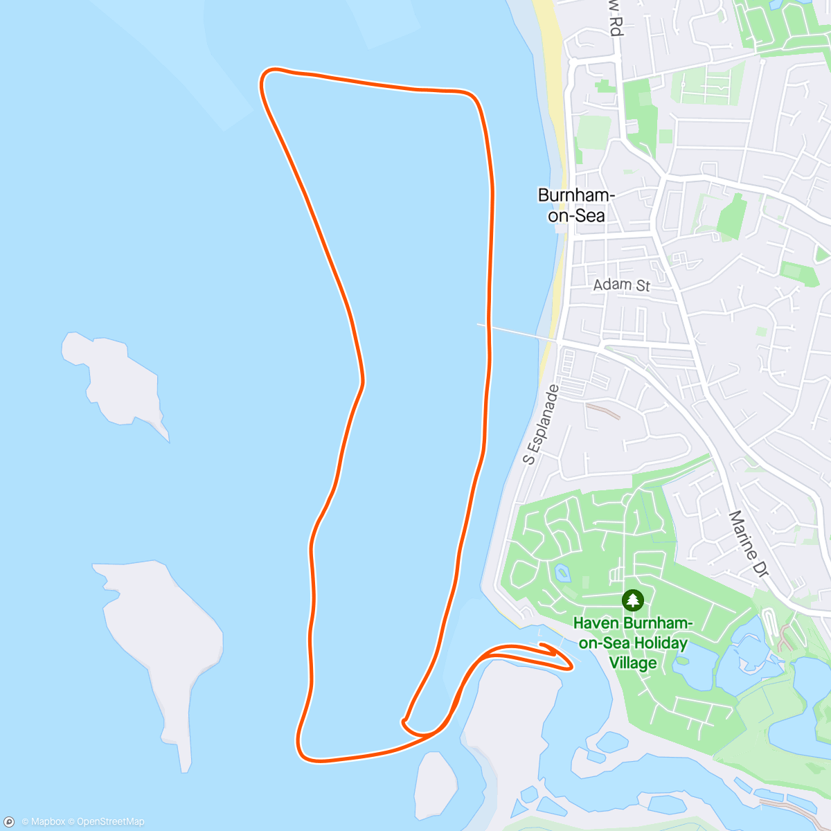 Map of the activity, Supervets training row