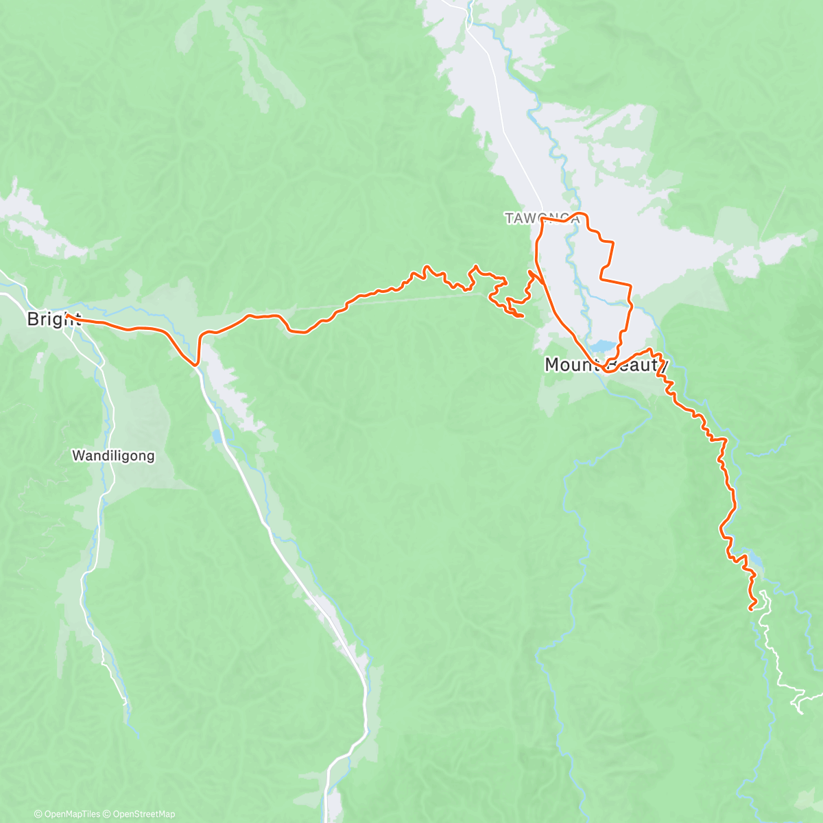 Map of the activity, Bogong 🦋🦋