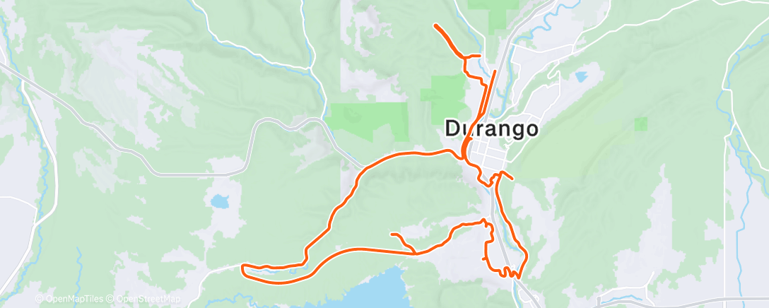 Mapa de la actividad (Afternoon Ride)