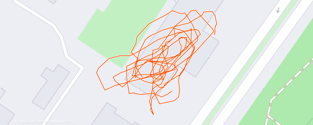 Карта физической активности (Вечерний забег)