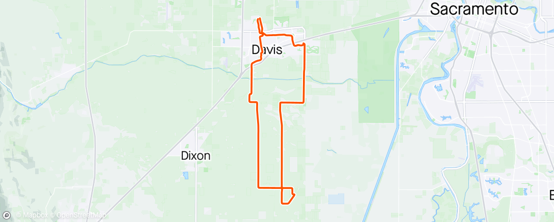 Map of the activity, DBC Tuesday AM Ride - Gravel Edition