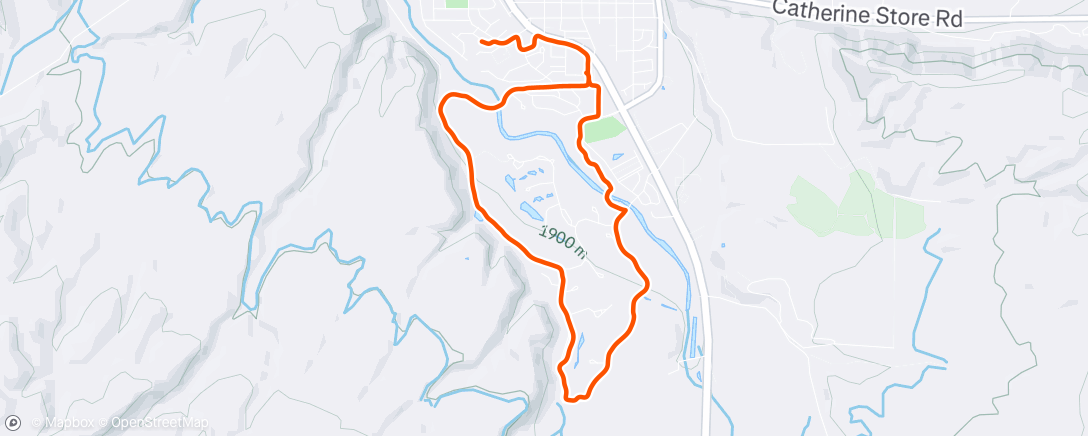 Peta aktivitas, Afternoon Trail Run