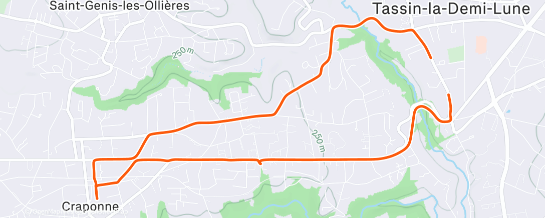 Map of the activity, Morning E-Bike Ride
