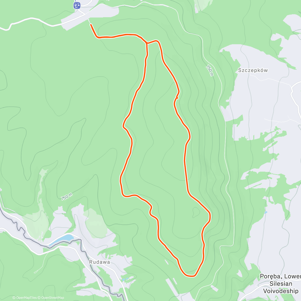 Map of the activity, Lunch Walk with Goldi ❄️🎄