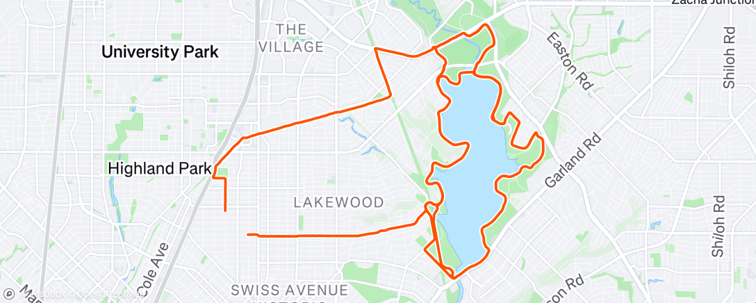 Map of the activity, Morning Ride