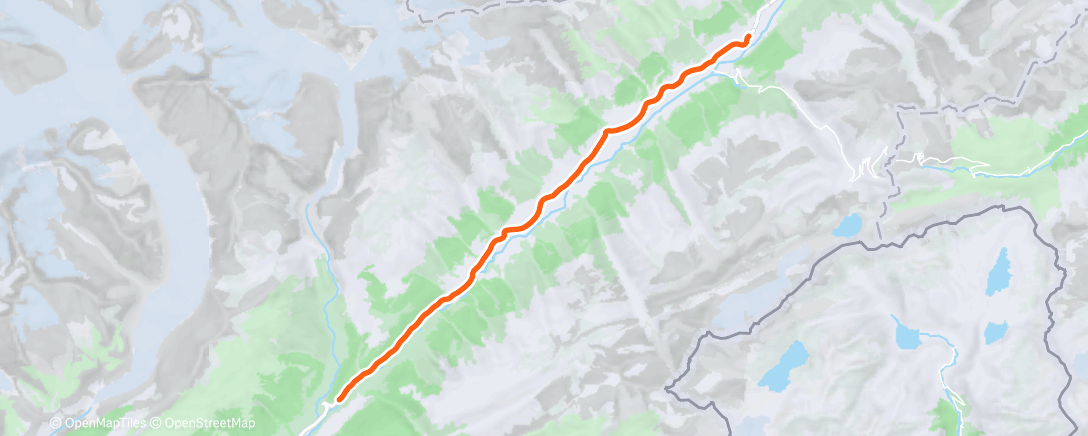 Map of the activity, ROUVY - Obergesteln to Fiesch | Switzerland