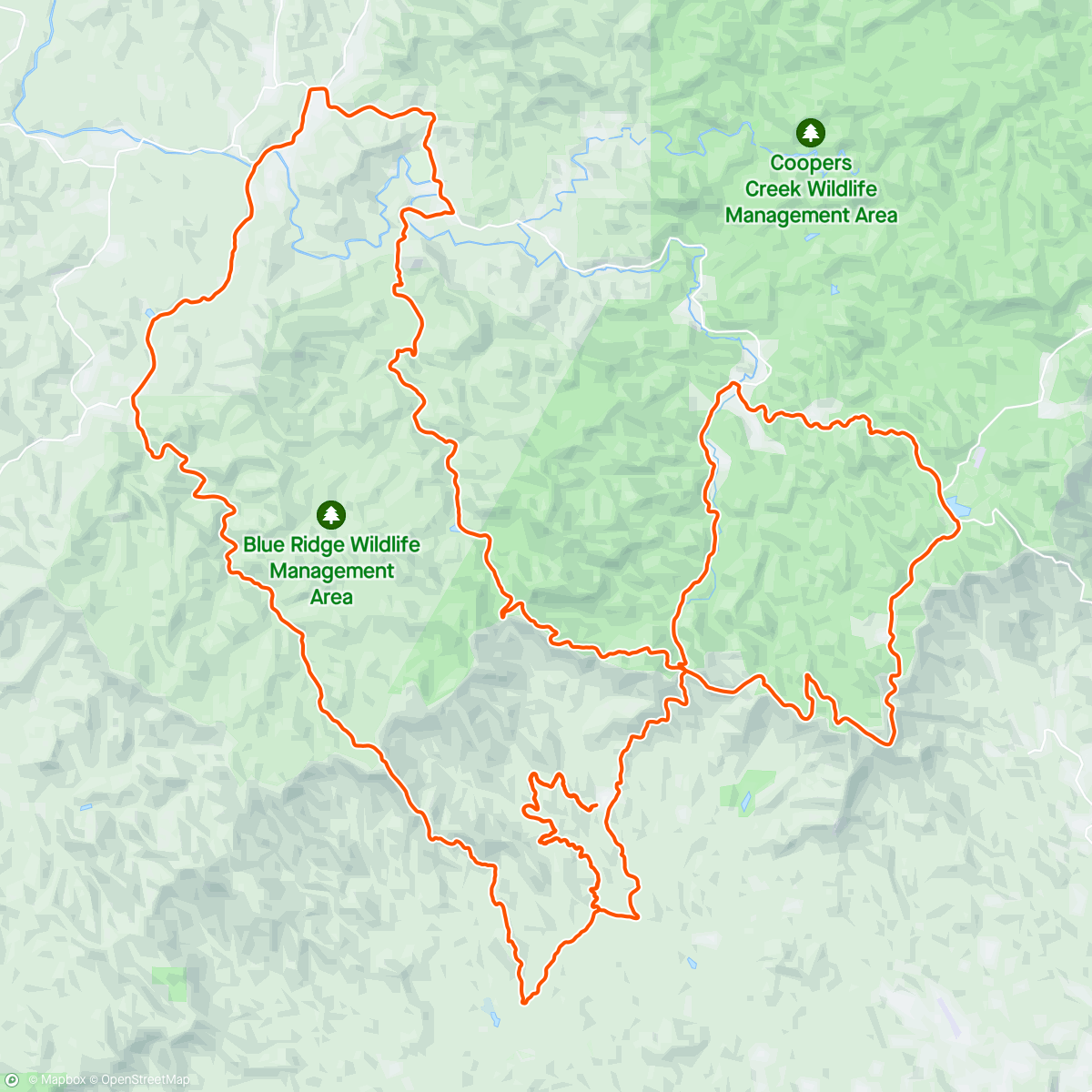 Map of the activity, Dirty Gap