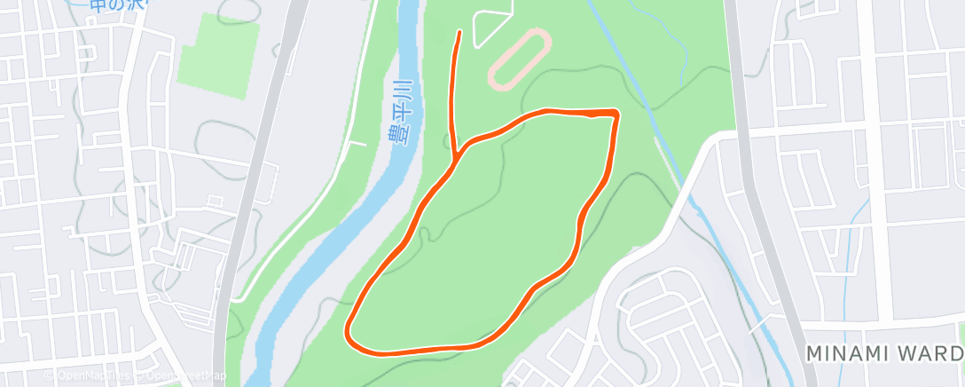 Map of the activity, 午後のライド