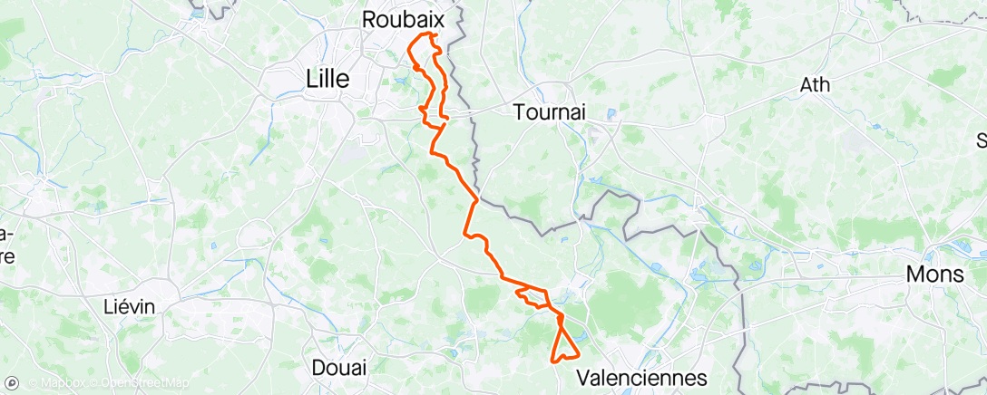 Map of the activity, Ritrovare voglia di Agonismo vivendo la Roubaix