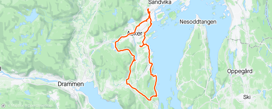 Карта физической активности (Tur med Hasaas og Torpe🚴🏼‍♂️🚴🏼‍♂️🚴🏼‍♂️☀️😎)
