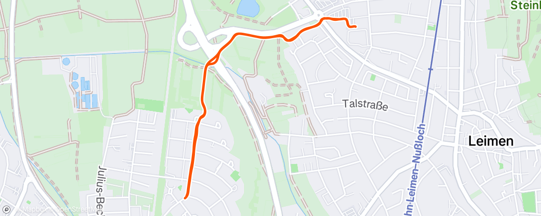 Map of the activity, Afternoon Ride
