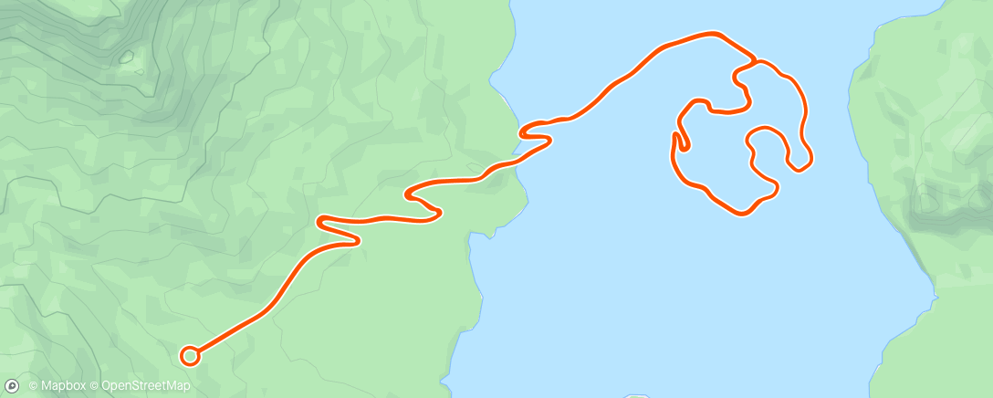 Map of the activity, Col de Aravis