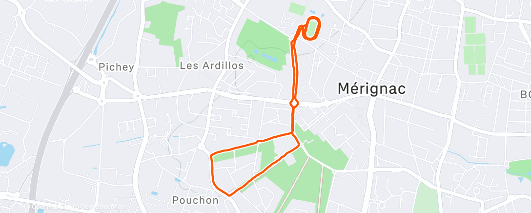 Map of the activity, SAM TRAIL VSeuil