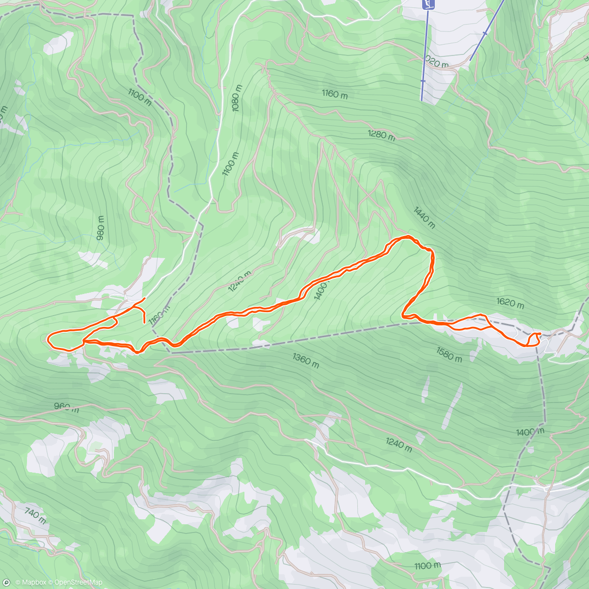 Map of the activity, Urslja gora ☃️🔄