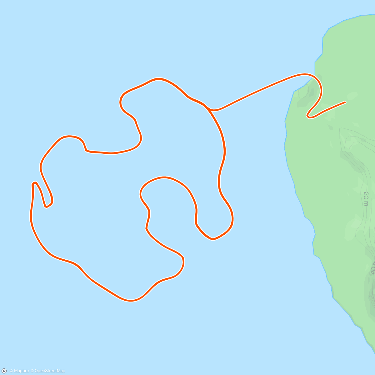 Map of the activity, Zwift - Race: Zwift Crit Racing Club - Volcano Circuit CCW (B) on Volcano Circuit CCW in Watopia