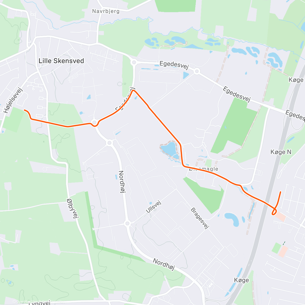 Map of the activity, Morning Commute Ride ☁️