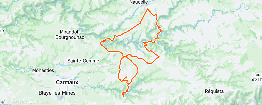 Carte de l'activité