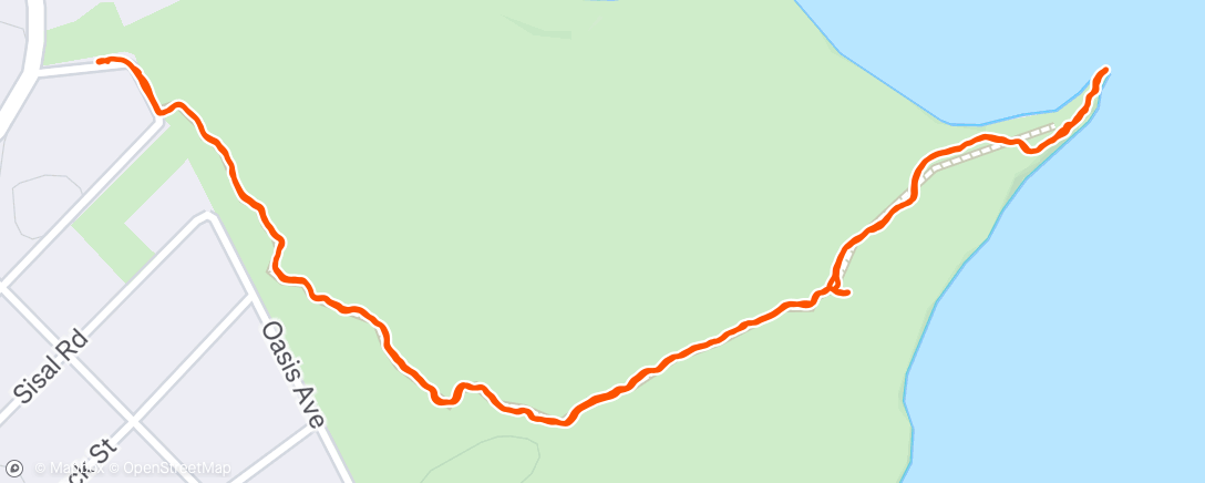 Карта физической активности (Morning Hike)